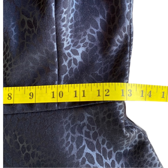 *SOLD* Ali Ro Metallic Leopard Print Sleeveless Black Skater Mini Dress 2 - Picture 7 of 13